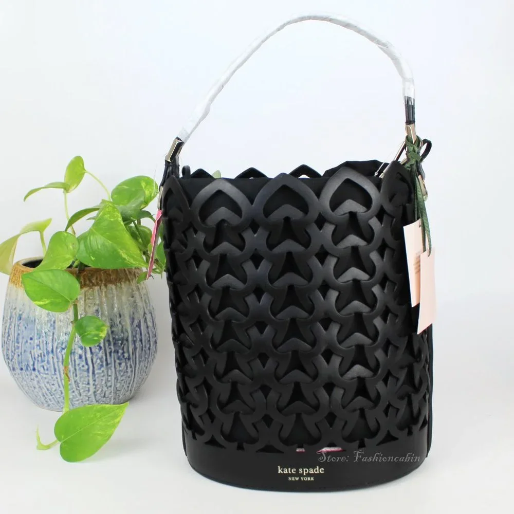 NWT Kate Spade Dorie Small Leather Woven Satchel, Crossbody Strap